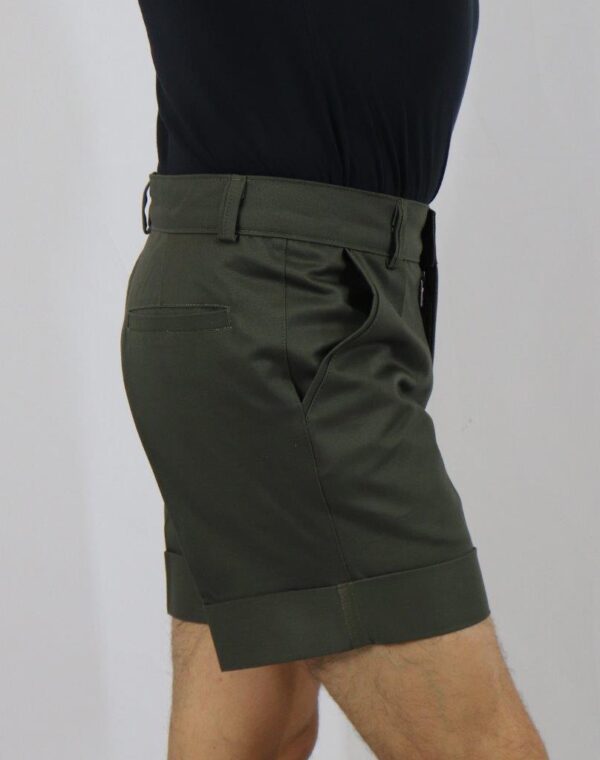 Olive Green Polyester/Cotton Twill